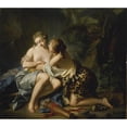 thumbnail image 3 of Jean-Simon Berthélemy 22x20 Black Modern Framed Museum Art Print Titled - Jupiter, in the Guise of Diana, and Callisto, 3 of 5