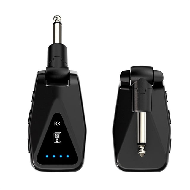 de Micrófono de Guitarra UHF, Transmisor Inalámbrico de Guitarra, Receptor para Guitarra Eléctrica, Conecta y Reproduce para Estudio