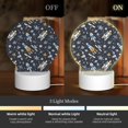 thumbnail image 3 of Daiia Space Cars Pattern Acrylic Night Light, LED Touch Light, Bedroom Night Light, Soft Glowing Lamp Perfect Gift for Mother's Day, Birthday, or Christmas, 3 of 9