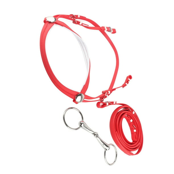 Horse Bridle,PVC Adjustable Horse Bridle Horse Headstalls Horse Rein Compact and Lightweight