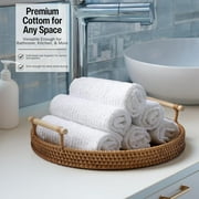 Living Fashions 12 Pack Bar Towels - Bar Mop Cleaning Kitchen Towels - Premium Cotton Dish Towels, Size 16 x 19
