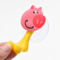 thumbnail image 5 of 5 soportes divertidos para cepillos de dientes para niños, bonitos animales con ventosa para ducha, baño, dormitorio, soporte de pared liso, 5 of 5