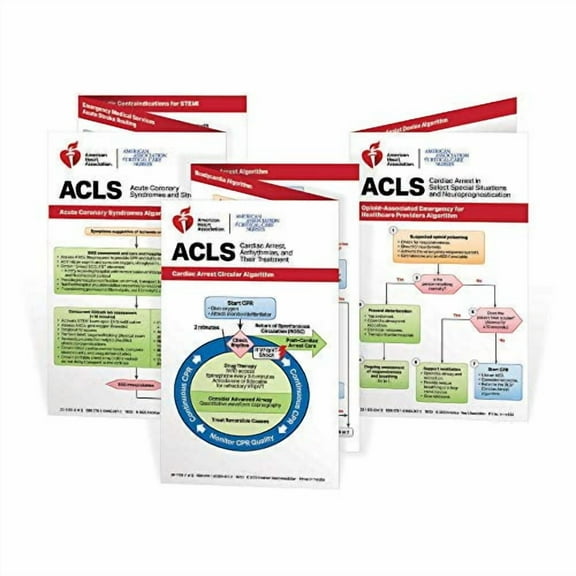2020 ACLS Reference Card Set