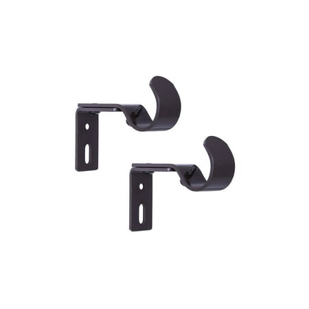 Better Homes Gardens Adjustable Curtain Rod Brackets 3 4 To 1