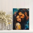 thumbnail image 2 of Qisvanset 12x16 Inch Jesus Comfort Hug Canvas Wall Art, Warm Religious Painting Faith Gift For Women Home Decor, 2 of 8