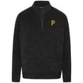 thumbnail image 2 of Women's Levelwear Black Pittsburgh Pirates Camden Insignia 2.0 Quarter-Zip Jacket, 2 of 3