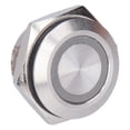 thumbnail image 2 of Wchiuoe Short Touch Push Button,Momentary Tact Switch,5Pcs Momentary Push Button Switch Metal Auto Reset Ultra Thin Waterproof with LED 16mm, 2 of 8