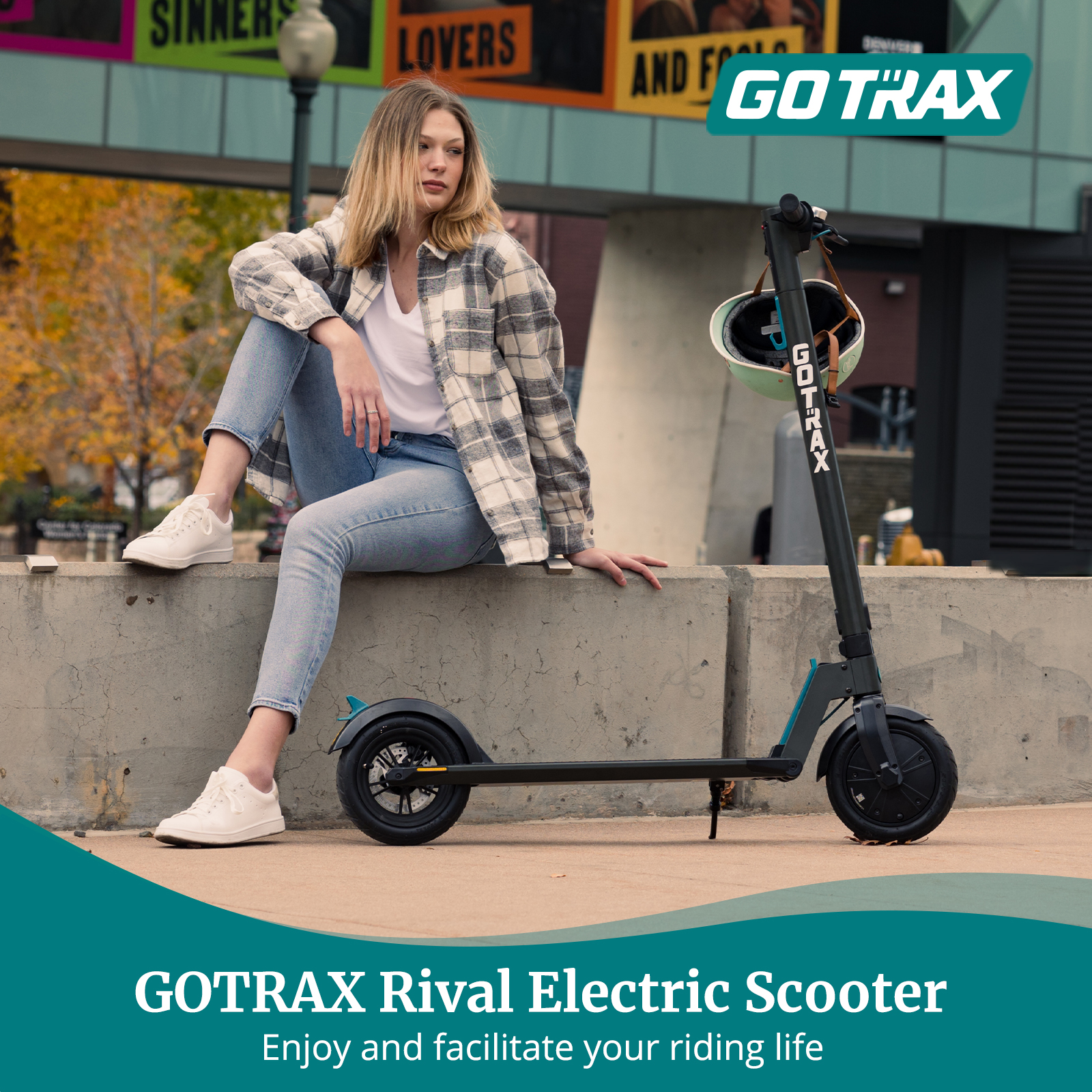 GOTRAX Rival Adult Electric Scooter, 8.5" Pneumatic Tire, Max 12 mile Range and 15.5Mph Speed, 250W Foldable Escooter for Adult, Charcoal Gray - image 4 of 10