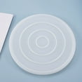 thumbnail image 4 of Transemion White Round Serving Mold For Epoxy Reusable Mold Handmade Artworks Silicone Rolling Tray Mold, 4 of 6