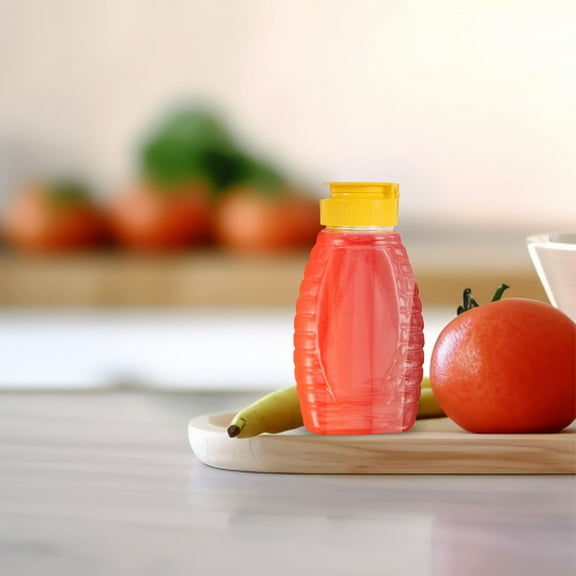 Hemoton 2pcs Condiment Bottle Squeeze Sauce Container Squeeze Bottle Condiment Containers Squeeze Bottle Syrup Dispenser Bottle Honey Bottles Squeeze