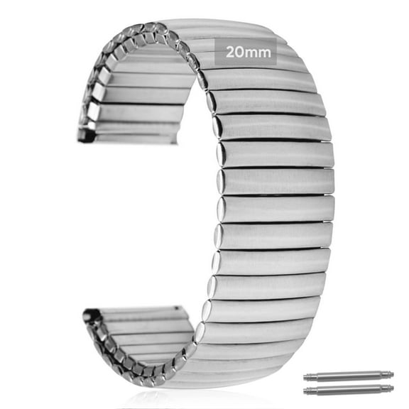 Heartkent 18mm 20mm Expansion Watch Bands,Stainless Steel Watchbands,Unisex