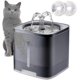thumbnail image 1 of Cat Dog Water Fountain With Water Level Window Super Quiet European Standard (gray ), 1 of 4