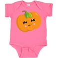 thumbnail image 3 of Inktastic Halloween Pumpkin, Trick or Treat, Smiling Pumpkin Boys or Girls Baby Bodysuit, 3 of 5