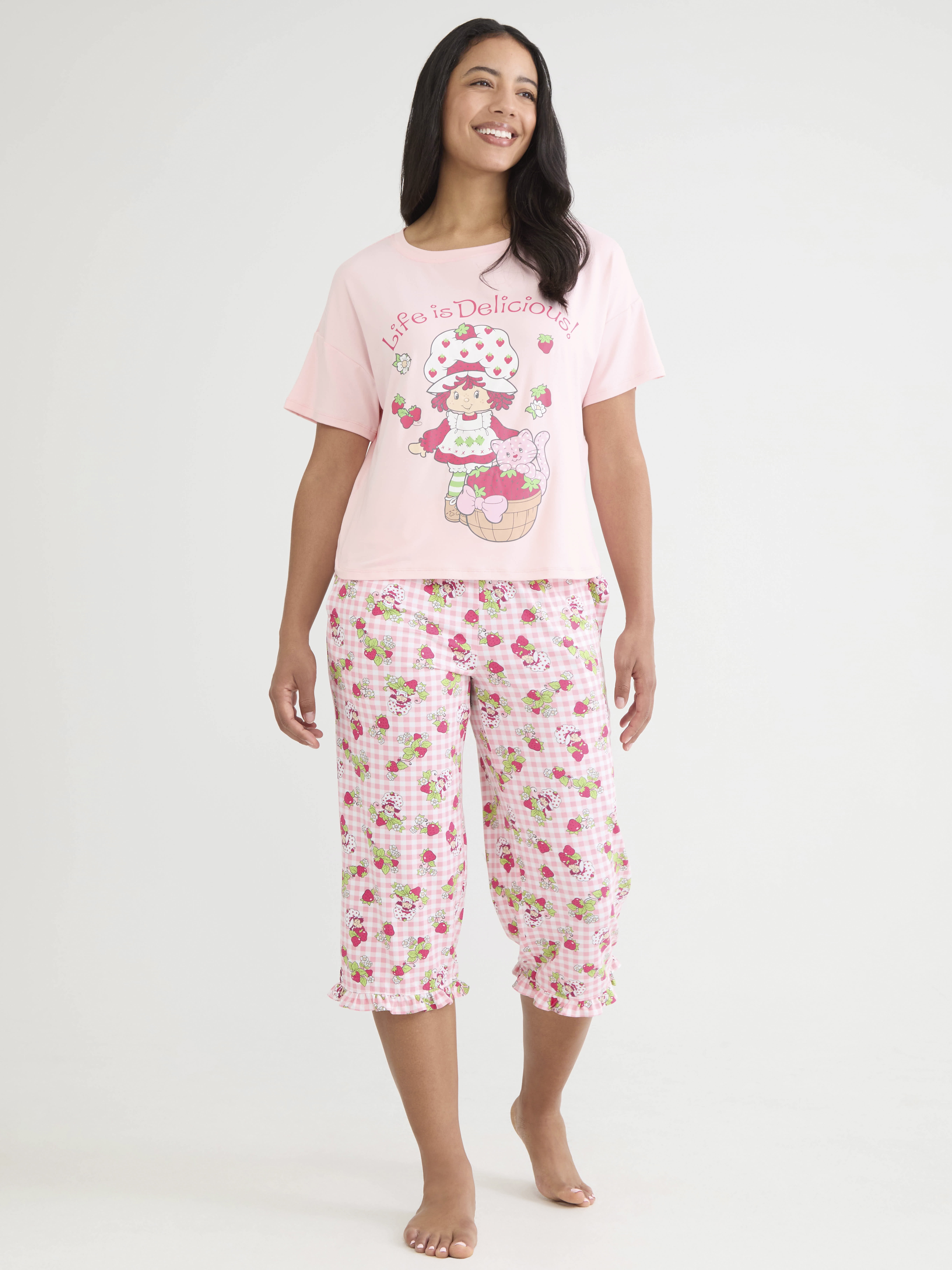 Strawberry Shortcake Womens Sleep Tee, Sizes XS-3X
