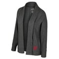 thumbnail image 2 of Women's Colosseum  Charcoal Indiana Hoosiers-Dash Cardigan, 2 of 3