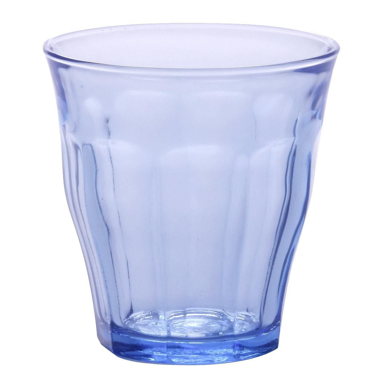 Duralex Picardie Marine Blue Glass Tumbler, 220 ml Set of 4