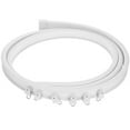 thumbnail image 1 of Shisuyan Rails de Rideaux Flexibles et Flexibles Blancs 1 Ensemble 78.7x0.9 Po Durables, 1 of 9