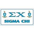 thumbnail image 1 of Sigma Chi Photo License Plate, 1 of 1