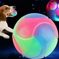thumbnail image 4 of JinsintoDog LED Ball Dog Toy Interactive Bouncing Light Ball with Elastic Flashing Dog Ball Glitter Dog Toy (2Pcs Smooth Ball), 4 of 5