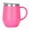 Drak Pink, variant on 12oz Insulated Coffee Mug with Handle Stainless Steel Insulated Coffee Mug Double Wall Vacuum Travel Mug Tumbler Cup with Sliding Lid Travel Coffee Cup Thermal Cup,Army Green