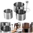 thumbnail image 4 of YAOMOBB Outils de Cuisine Rond en Acier Inoxydable Plat Froid Accessoire d'Hôtel avec Planche Poussoir, 4 of 5