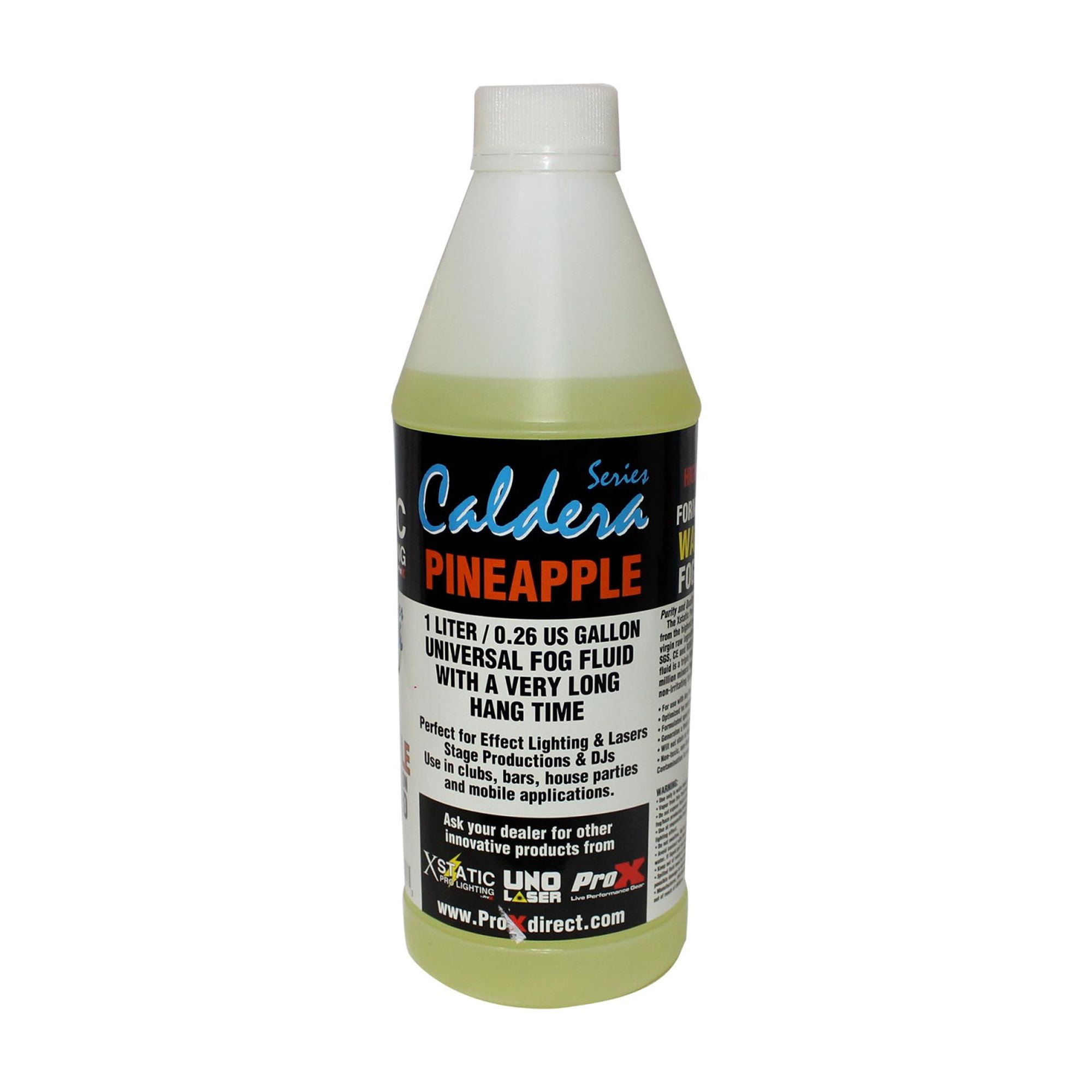 ProX FJ-Q-P PINEAPPLE DJ Fog Fluid Water Based Fog Machine Liquid Replacement 1 Quart