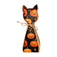 thumbnail image 2 of Halloween Cat Decor Wooden Pumpkin Print Cat Decoration 6 Inch Fall Halloween Decor Fall Shelf Decor for Home Mantel and Tabletop Display, 1 Pack, 2 of 7