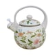 thumbnail image 3 of Tetera esmaltada, tetera, jarra para jugo, olla esmaltada resistente con diseño floral, cafetera para fiestas, oficinas, restaurantes y hogares, 3 of 9