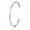 Rose Gold, variant on 3pcs Cuff Bangle Stainless Steel 6cm inner Inspirational Bracelets Engrave Name-Steel Color