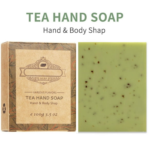 Jabón granulado mate de algas marinas, regalo navideño, jabón corporal, hoja de ducha