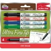 Board Dudes Dry Erase Marker, Ultrafine, 4pk