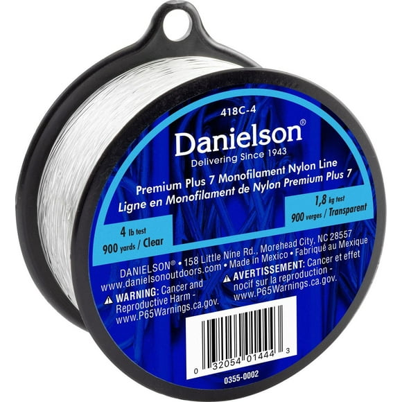 Danielson 418C-4 Pus Mono Ligne nylon transparente 4Lb Pus Mono Ligne nylon transpare