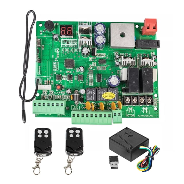 12V/24V Board For Automatic Double Arms Swing Gate Opener Control Board Panel Smart Control Center System Replace Fittings ,Free Your Hands