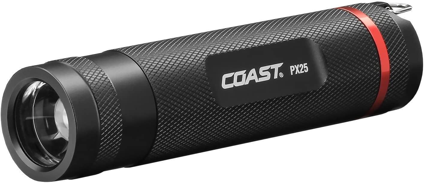 Details about   COAST PX25 275 Lumen Bulls-Eye Spot Beam LED Flashlight with IPX4 Weather Rating