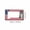 A, variant on Virelaxpo USA Flag Commemorative License Plate Frame Metal Standard Size for Car Truck RV Decor