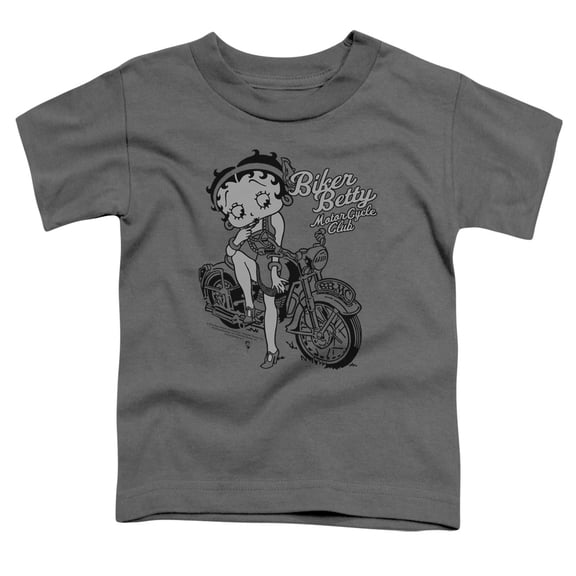Betty Boop Bbmc S/S Toddler T-Shirt Charcoal