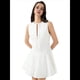 thumbnail image 2 of Vestido Mini Sin Mangas de Corte A para Mujer, de Verano, con Lazo, para Fiesta en Club, con Cremallera Corta XS, 2 of 10