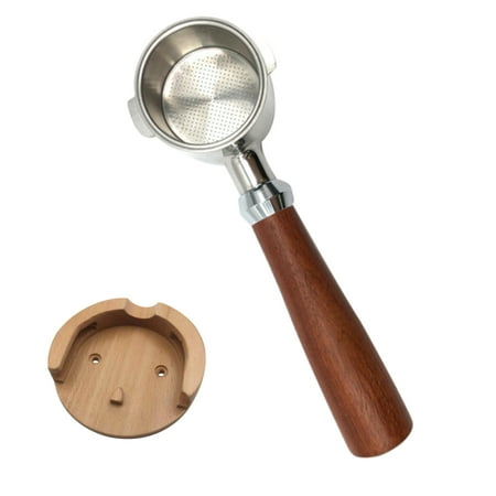 

Amusingtao 51mm/2inch Coffee Bottomless Portafilter Ergonomic 2 Ears Home Espresso Machine