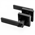 thumbnail image 5 of Villar Home Designs Door Lever Crown Black Keyed 8 Pack, 5 of 7