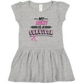 thumbnail image 3 of Inktastic My Aunt is a Survivor Breast Cancer Awareness Girls Toddler Dress, 3 of 5