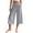 Light Gray, variant on Fgnfyis Ladies Capri Pants Capri Blend Stretchy Back Pockets Elastic Waistband Mid Rise Soft Breathable Trousers for Daily Outdoor Women's Pants Light Green XL