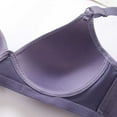thumbnail image 5 of Bigersell T Shirt Bras for Women No Underwire Discount Padded Sports Bras Women Push up Sport Bras Longline Bra Style R-920 Womens Bras Sports Bras Back-Smoothing Bra Hook & Eye Bra Closure Purple XL, 5 of 9