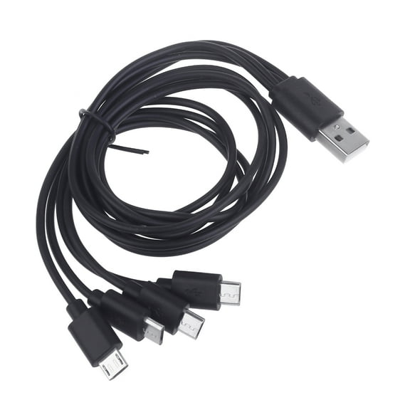 SIEYIO Micro USB Splitter Cable USB2.0 to MicroUSB Multi Charging Cord 4 in 1 MicroUSB