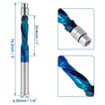 thumbnail image 2 of Up Down Cut Spiral Flush Trim Router Bit 1/4 Inch Shank Carbide Up Down Compression Flush Trim Router Bit with Nano Blue Coated Woodworking Milling Cutter for Plywood Hardwood, 2 of 7