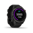 thumbnail image 4 of Garmin Approach S42, GPS Golf Smartwatch, Lightweight with 1.2" Touchscreen, 42k+ Preloaded Courses, Gunmetal Ceramic Bezel and Black Silicone Band, 4 of 4