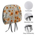 HANSHB Car Seat Headrest Covers, Universal Car Seat Head Rest Protector