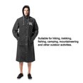 thumbnail image 4 of keepw Imperméable pour Hommes avec Capuche et Boutons-Pression Poncho de Pluie Veste de Pluie Imperméable pour Randonnée Randonnée Voyage Noir Noir TG, 4 of 8