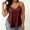 Wine, variant on Womens Plus Size V Neck Spaghetti Strap Tank Tops Dressy Casual Camisole Blouses Sleeveless Loose Cami Basic Tank Shirt with Slit Hem White