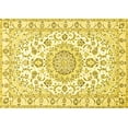 thumbnail image 1 of Ahgly Company Indoor Rectangle Medallion Yellow Traditional Area Rugs, 8' x 12', 1 of 4