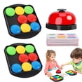 thumbnail image 4 of Crazy And Table Games Color Matching Game The Quickly Montessori Toys Set With Bell And Cards Fun Interactive Board Game, 4 of 9